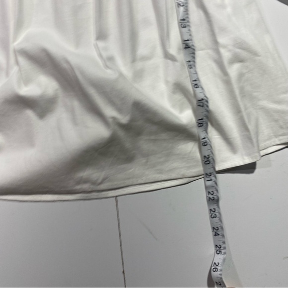 Vineyard Vines Smocked Off The Shoulder Blue Embroidered Neck Cuff Top NWT S - Picture 15 of 16